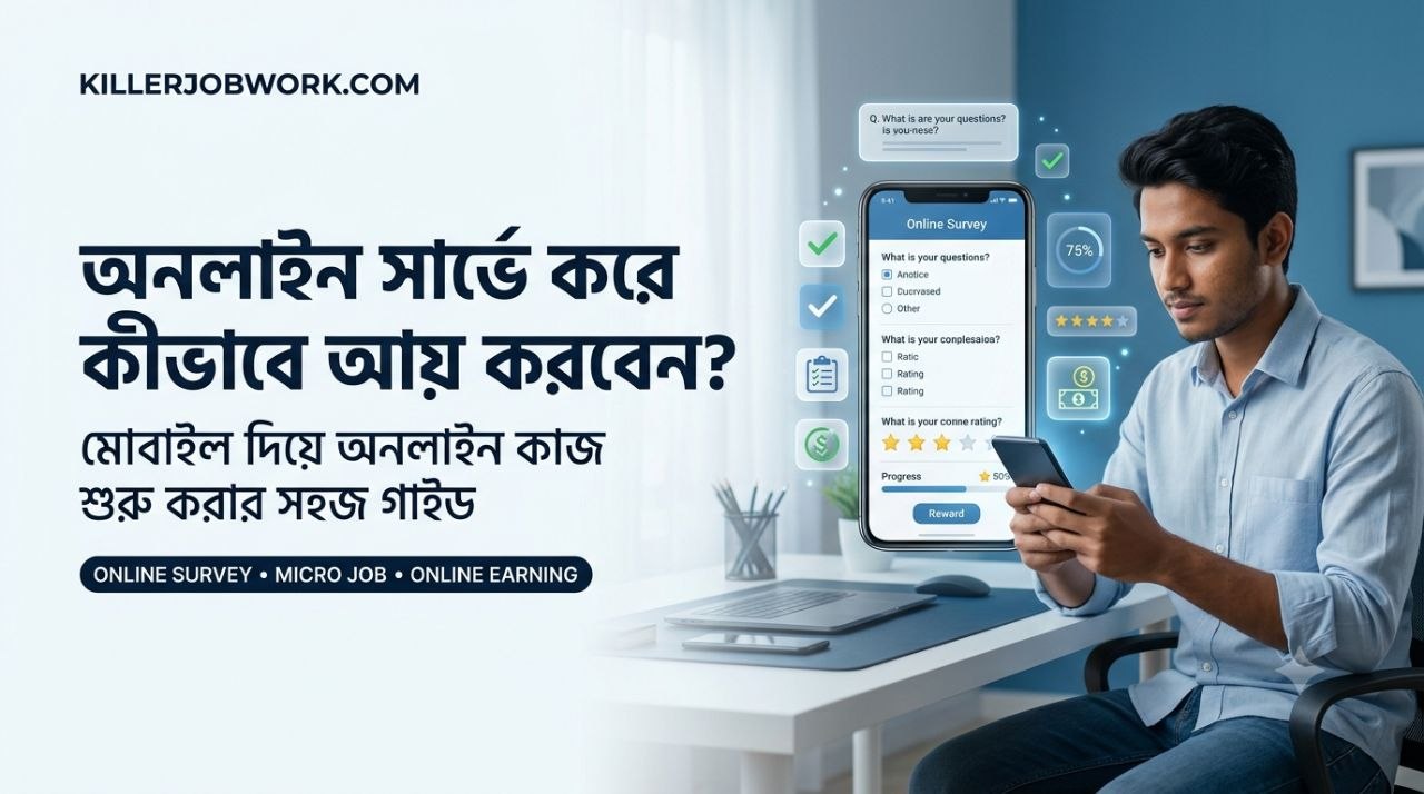 অনলাইন সার্ভের কাজ করে কীভাবে আয় করবেন? নতুনদের সম্পূর্ণ গাইড